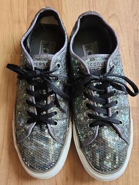 Converse Sequin Low-Top Sneakers